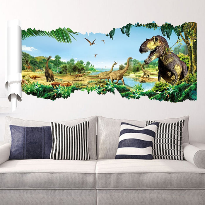3D Dinosaur World Wall stickers