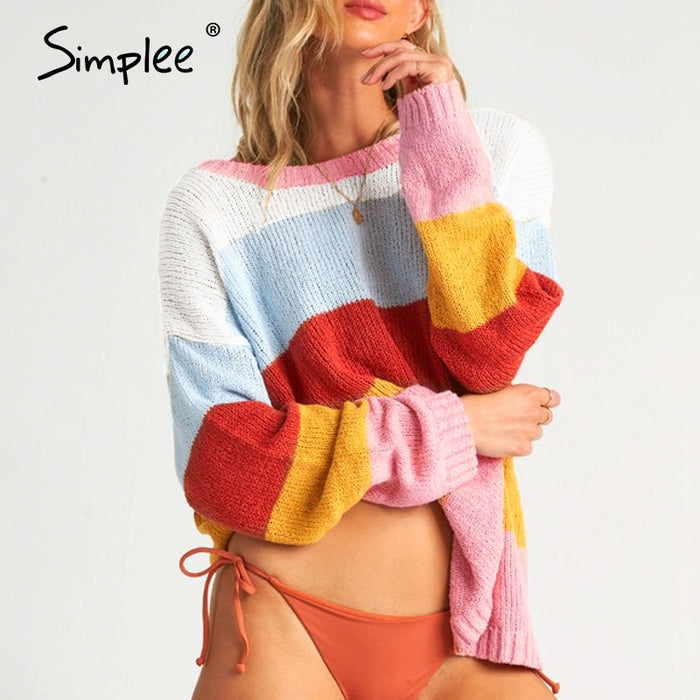 Casual Stripe knitted pullover 2020