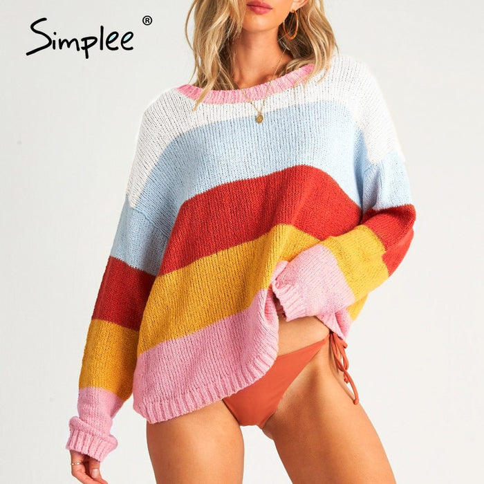 Casual Stripe knitted pullover 2020