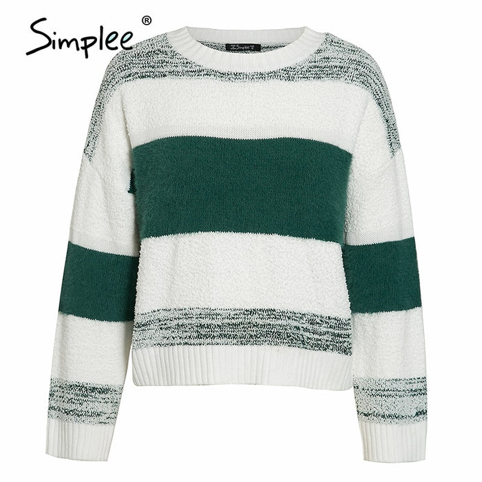 Simplee patchwork oversize sweater 2020