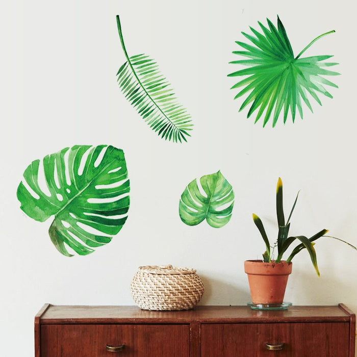 Nordic style Plant leaves Wall Sticker