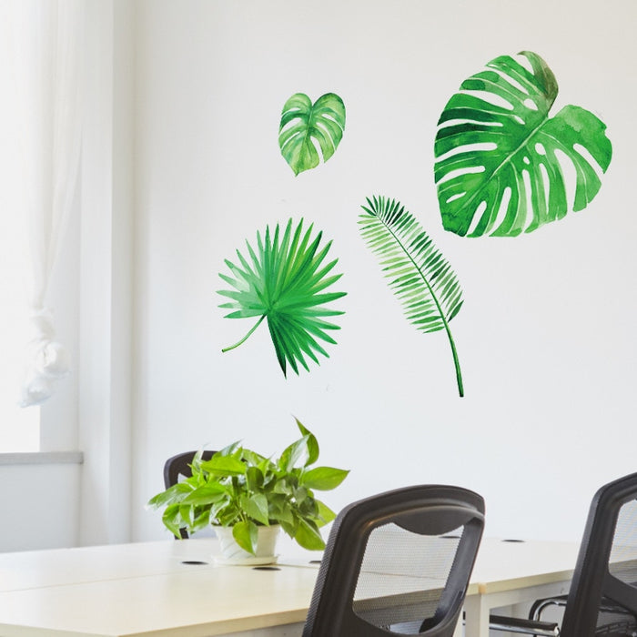Nordic style Plant leaves Wall Sticker